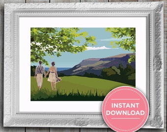 IRELAND IN SPRING. Printable Wall Art - Instant Digital Download Print