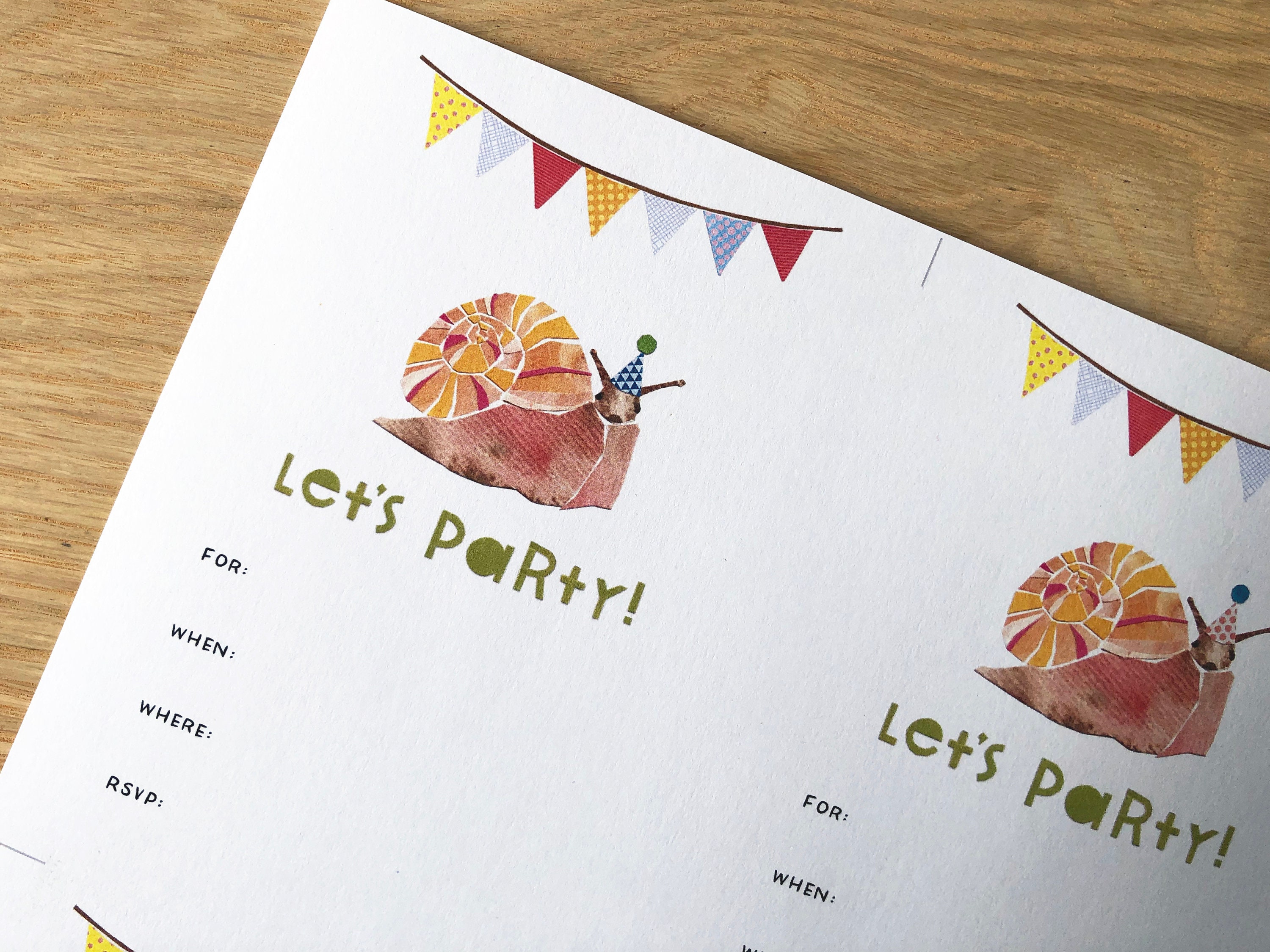 Create Printable Party Invitations Printable Party Invitation, Birthday Invitation, Instant Download ...