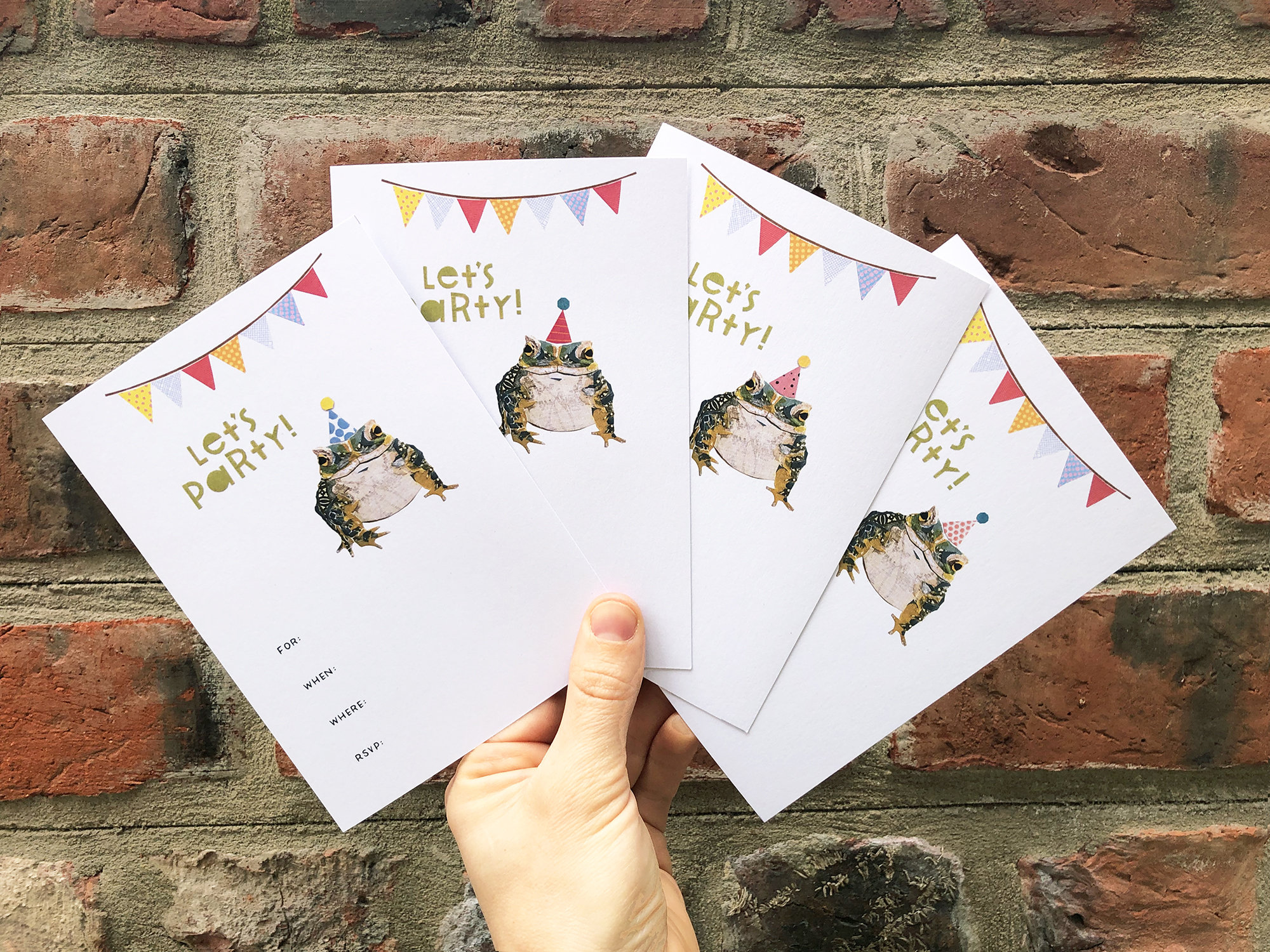 Printable Party Invitation, Birthday Invitation, Instant Download, Party Invite, Frog, Toad, Woodland Party, Party Animal, Child's Birthday