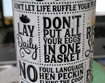 Chicken Rules Tumbler