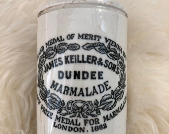 Mushroom Soup Hartley /& Jones New York Vintage Style BLACK PRINT 12 Ib Jar Preserve Jar Keillers Dundee Marmalade