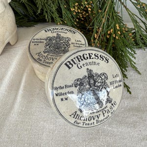 Burgess's Anchovy Paste Lidded Pot