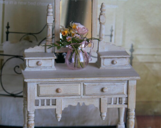 SALE Australian Edwardian Dressing Table With Flowers for Etsy