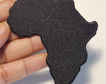 Onyx Africa - All Black Patch 3x3 - Iron On - Emboridery