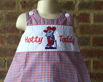 ole miss smocked dress