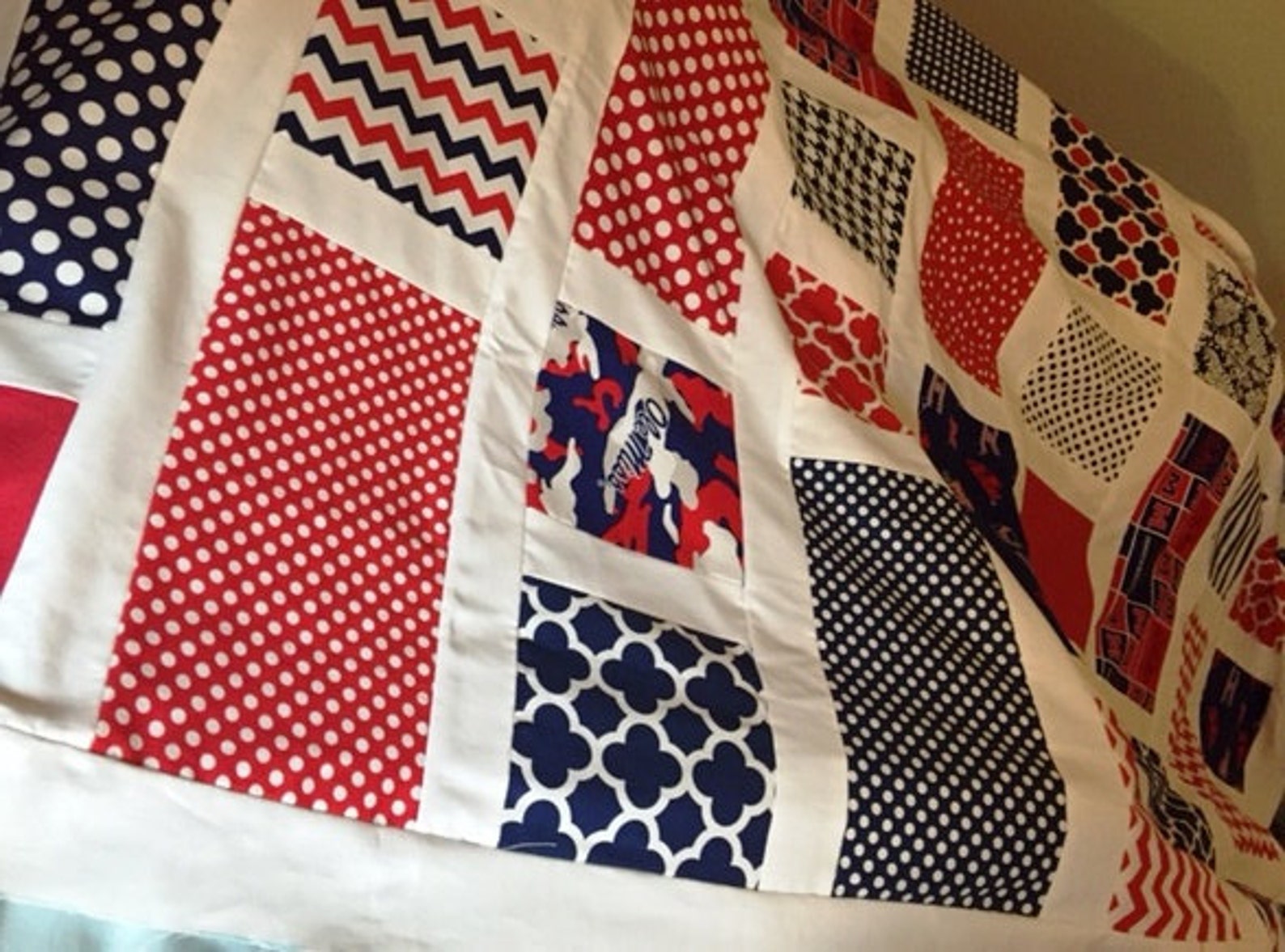 Game Day Quilts Baby Toddler or Twin size Quilt Etsy
