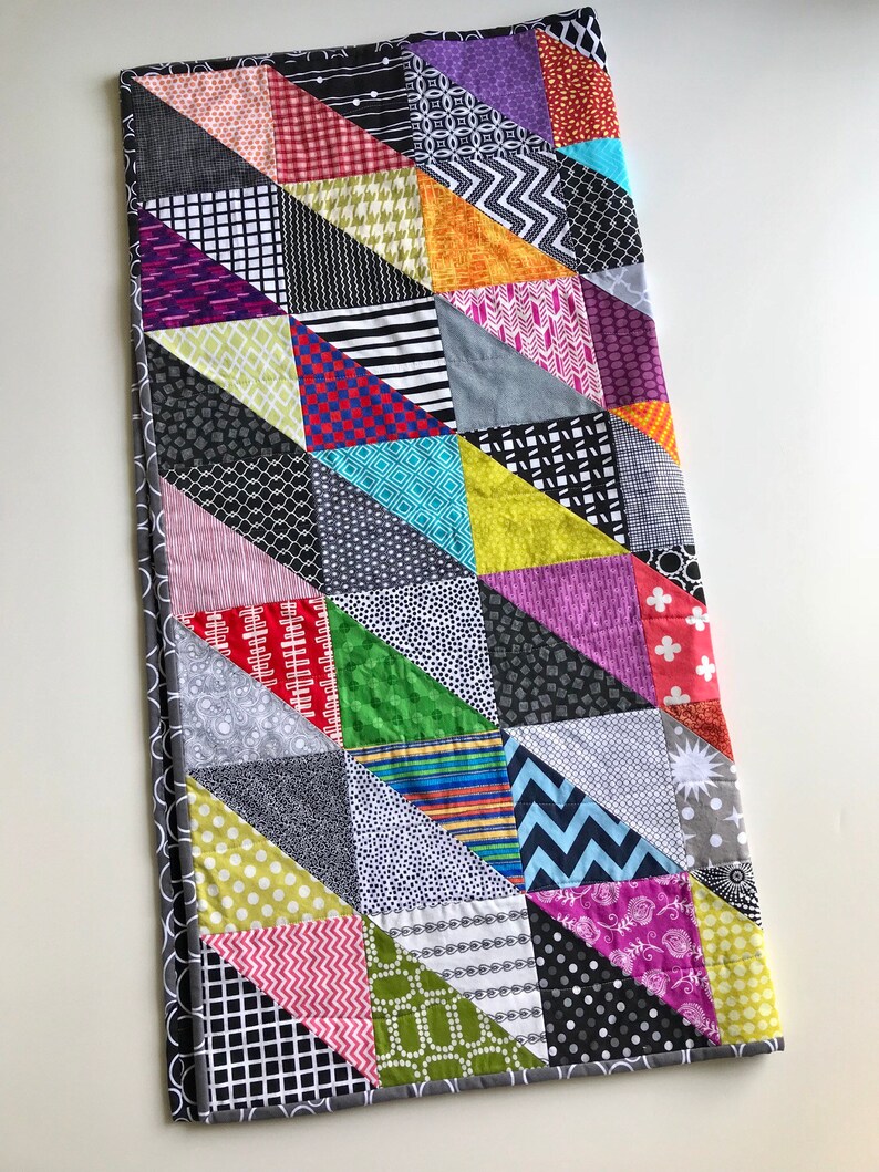 Modern Baby Quilt sean Ii Modern Quilt Etsy