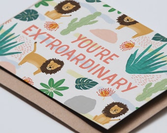 Extroardinary greeting card