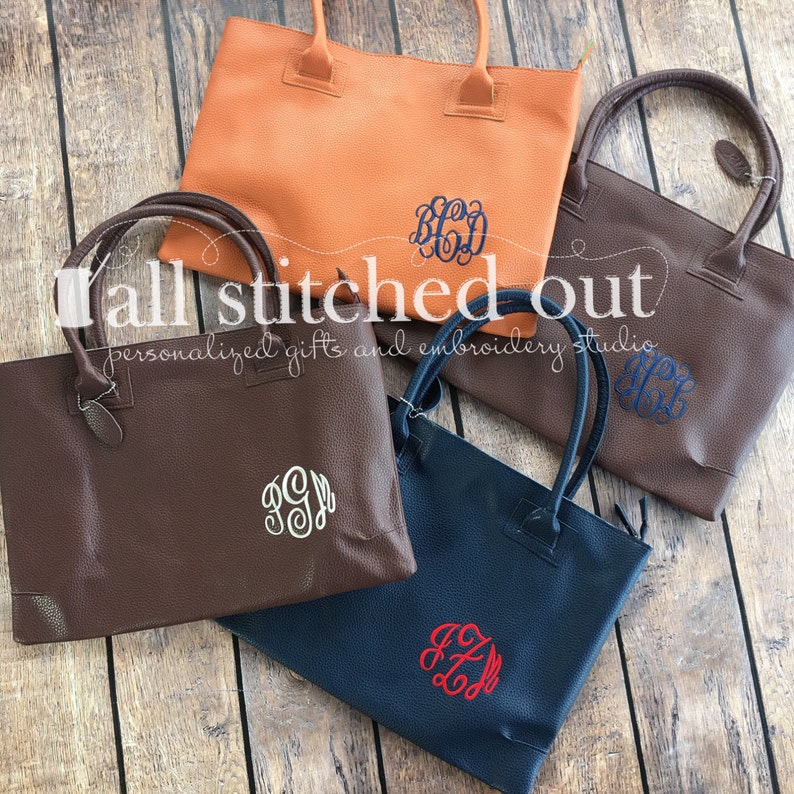 Monogrammed Charleston Purse Corner Monogram Monogrammed Etsy