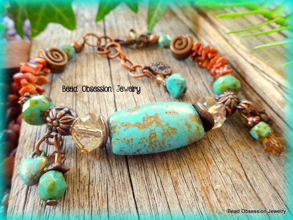 Theodore African Turquoise Bead Bracelet – Theodore Men's Jewelry
