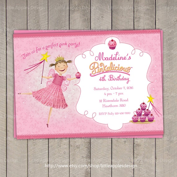 Items similar to Pinkalicious Invitation / Pinkalicious Birthday ...