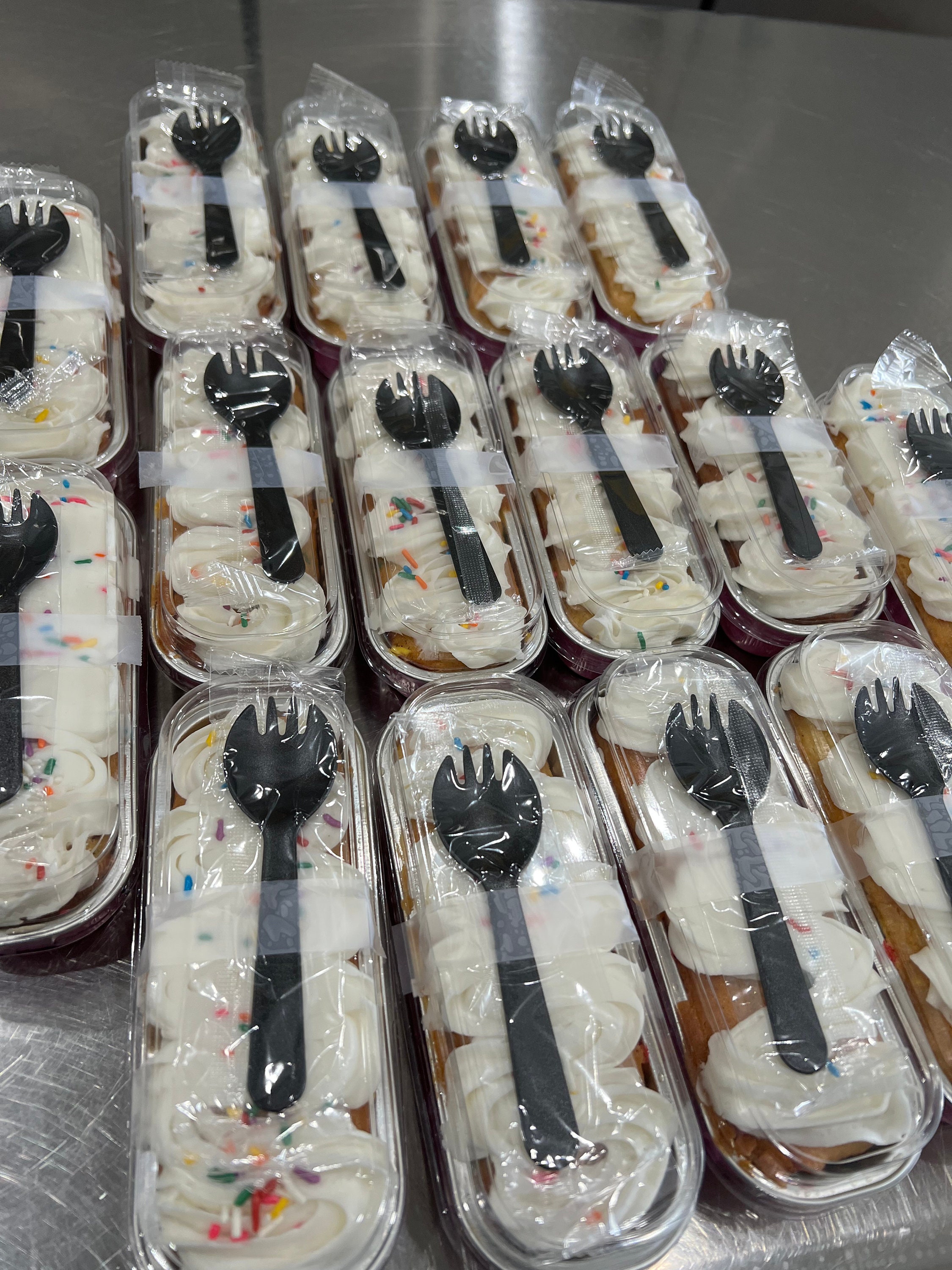 Birthday Cake Mini Loaf Cake Pans Etsy