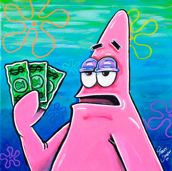 Patrick I have 3 dollars Quality Art Print Sized 12x12 on | Etsy