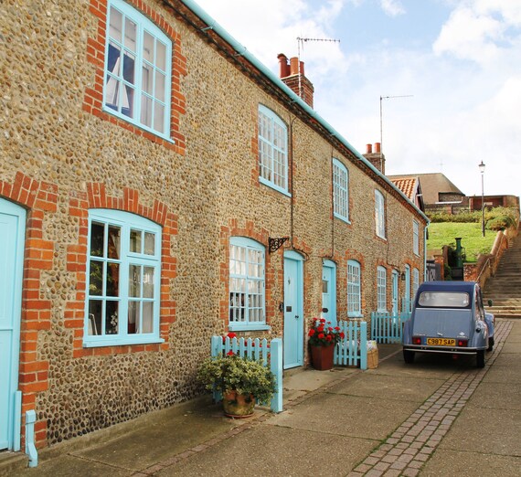 Fishermens Cottages Aldeburgh Suffolk Fine Art Photographic Etsy