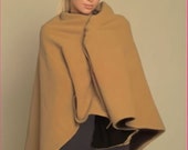 PURE CASHMERE RUANA cape. Handwoven luscious. Vibrant, butter soft, thick cashmere quality. Be stylish and support Himalayan livelihood.
