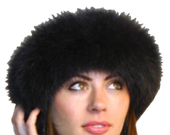 Headband-Headbands-Mink-hat-hats-cap-caps-Fox Headband-Fur-Collar-Headwear-Earmuff-Neck Warmer