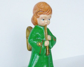 Vintage Figurine Christmas Angel Brinn's Pittsburgh PA Celluloid  Made in Japan