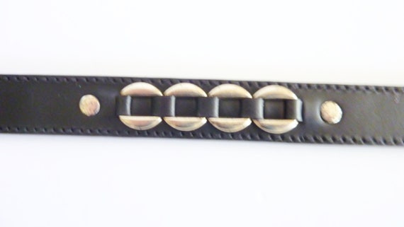 Vintage Fossil Leather Belt New Old Stock - image 9