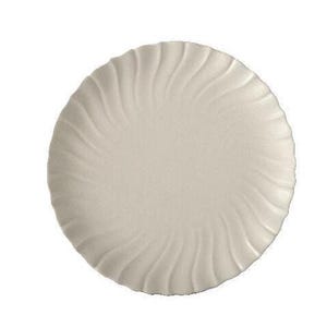 Franciscan Coronado Pattern Chop Plate Creamy White Matte Glaze 12 Inch Diameter