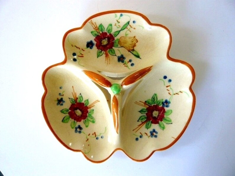 Vintage Hand Painted Plate Tray Candy Dish Made in Japan Etsy