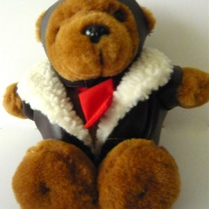Collectible Teddy Bear Born to Fly USA Aviator image 4