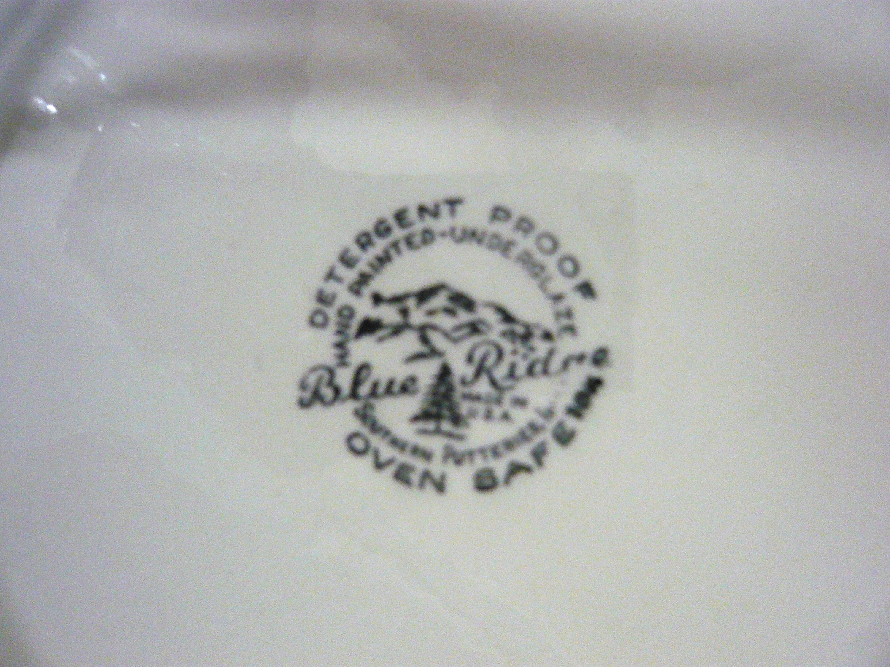 Blue Ridge China Dinner Plate - Baltic Ivy Pattern - Etsy
