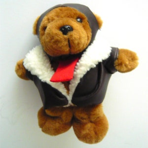 Collectible Teddy Bear Born to Fly USA Aviator image 6