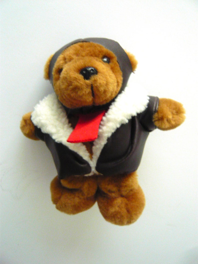 Collectible Teddy Bear Born to Fly USA Aviator image 6