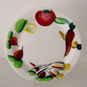 Set of Four Nasco Del Coronado Salad Plates - Vegetable Motif - Etsy