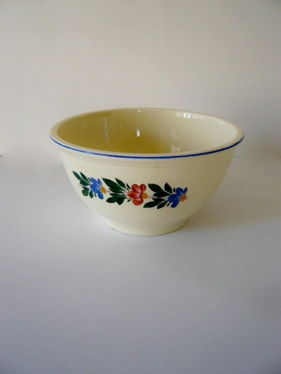 Kitchen Kraft Oven Serve Mixing Bowl by Homer Laughlin Floral Etsy