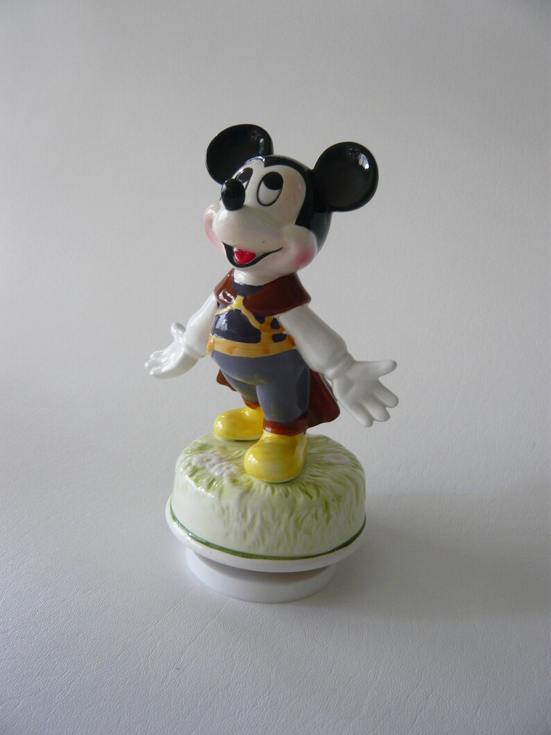 Disney Mickey Mouse Musical Figurine Schmid Musical Etsy