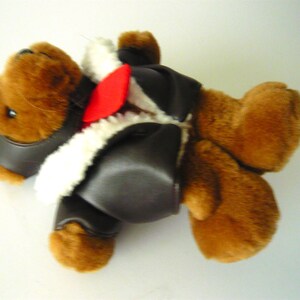 Collectible Teddy Bear Born to Fly USA Aviator image 3