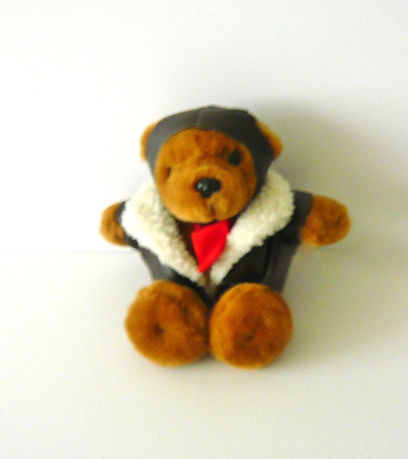 Collectible Teddy Bear Born to Fly USA Aviator image 5