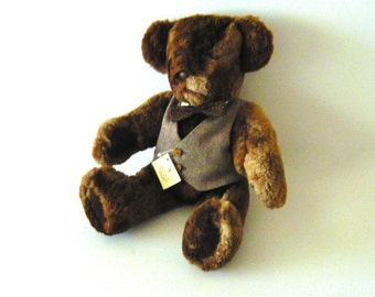 Vintage Hand Made Teddy Bear by Fur-Get-Me-Not