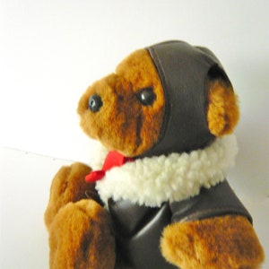 Collectible Teddy Bear Born to Fly USA Aviator image 7