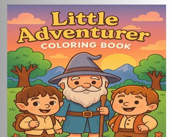 Fantasy Coloring Book: Whimsical Dragons & Creatures (Digital Download)