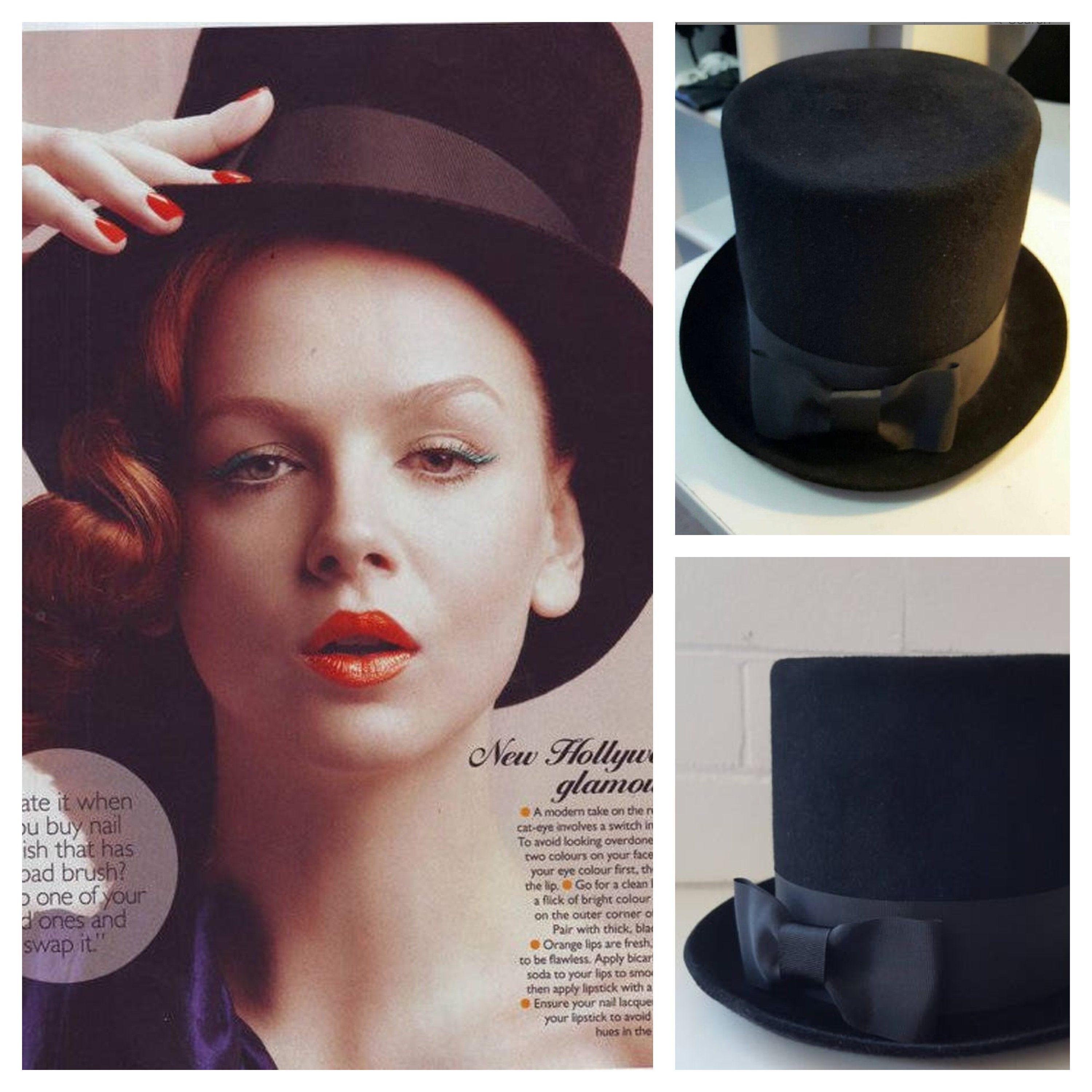 Top Hat Stevie Nicks Hat - Etsy 