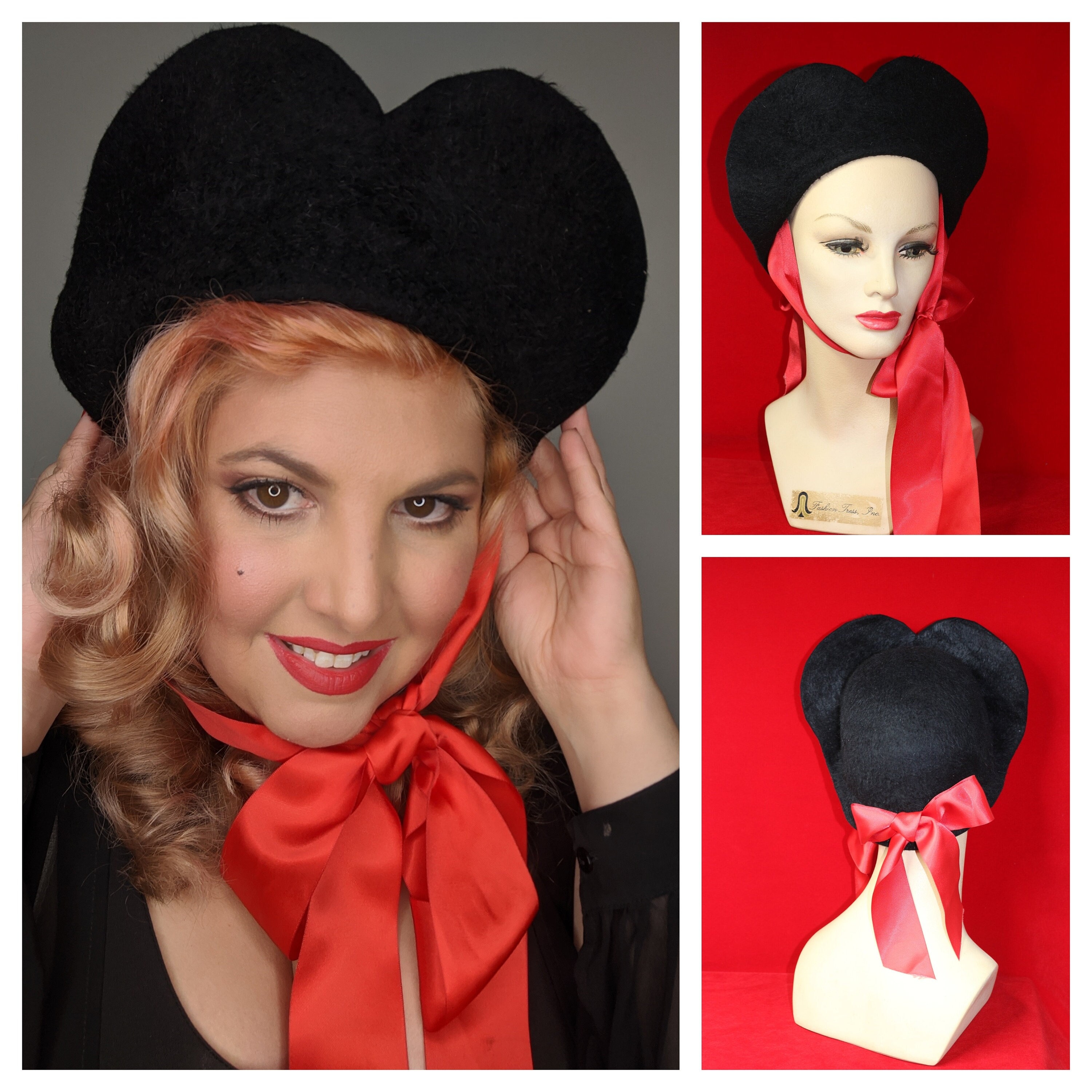 1940s halo hat