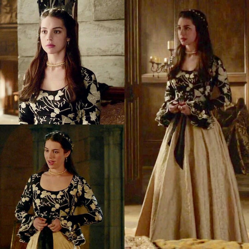 RENAISSANCE Crown Pearl Bridal Wedding Crown Tiara Headpiece Medieval Bride as featured in the Tv series REIGN