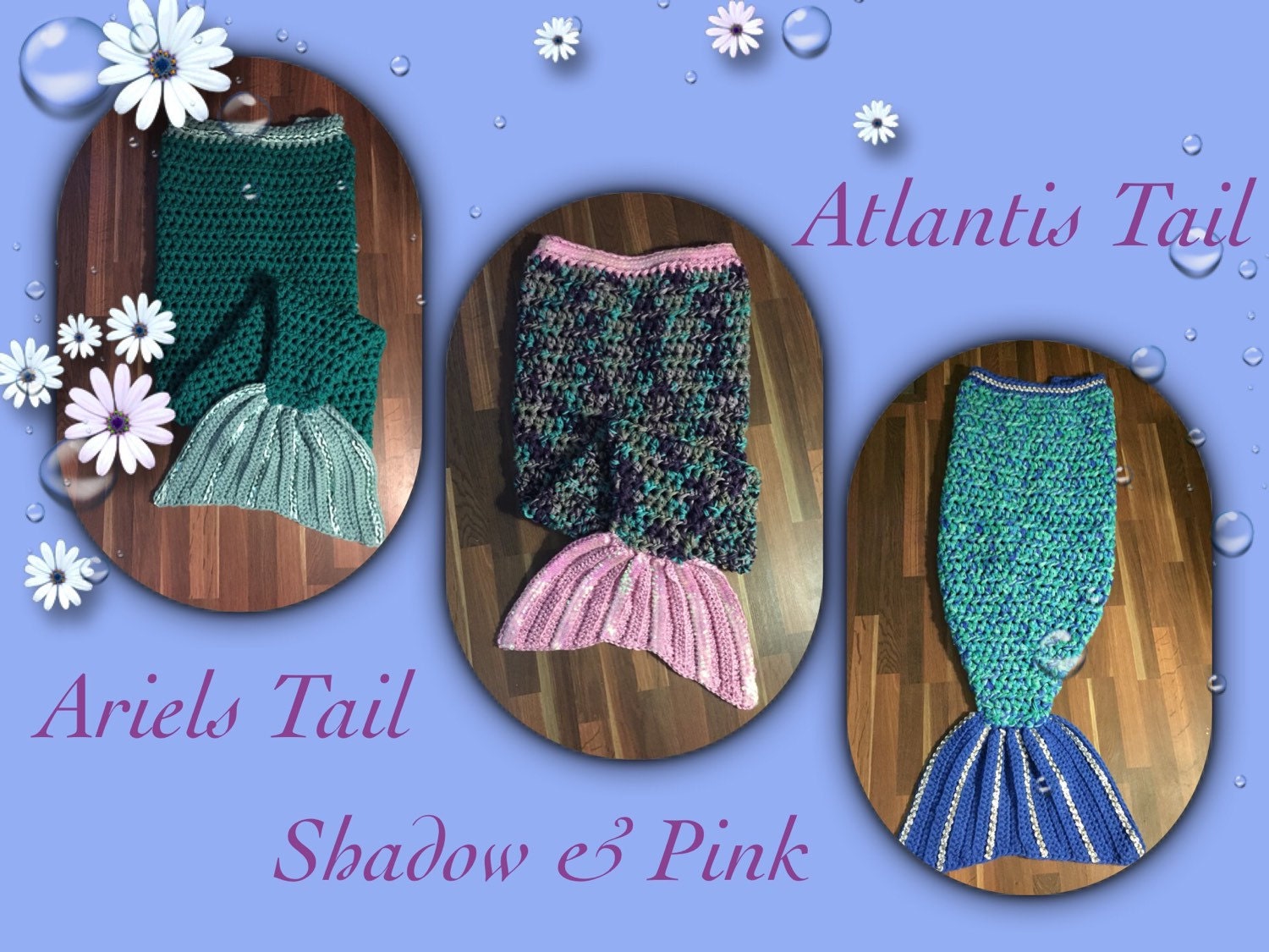 Mermaid Blanket Etsy