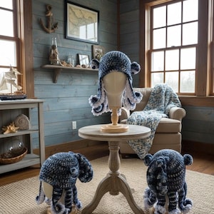 Crochet Kraken Hat: Custom Color Winter Octopus Hat