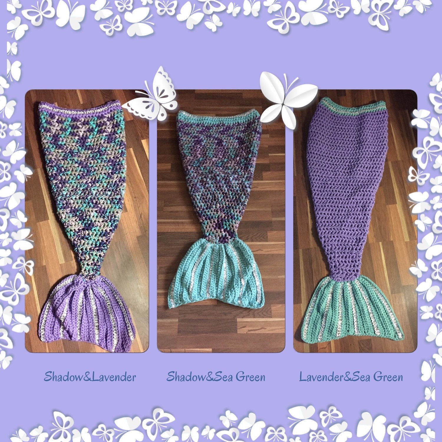 Mermaid Blanket Etsy