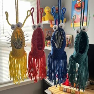 Crochet Mini Yip Yip: Custom Sesame Street Alien, Kids Toy