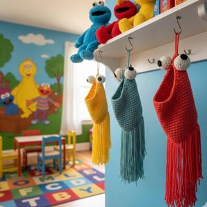 Yip Yip Alien Crochet Bag Holder: Custom Color Toy