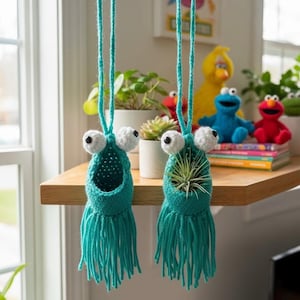 Crochet Mini Yip Yip: Custom Sesame Street Alien, Kids Toy