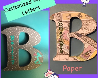 hand painted jungle themed letters custom nursery