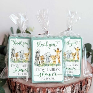 Jungle Safari soap Favors, Jungle Baby shower favors, Soap Party Favors, Safari Jungle Birthday Party soap favors
