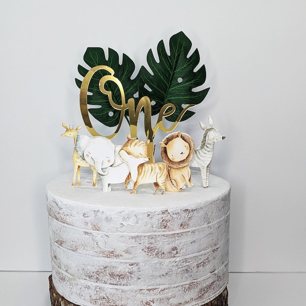 Jungle Cake Topper - Etsy