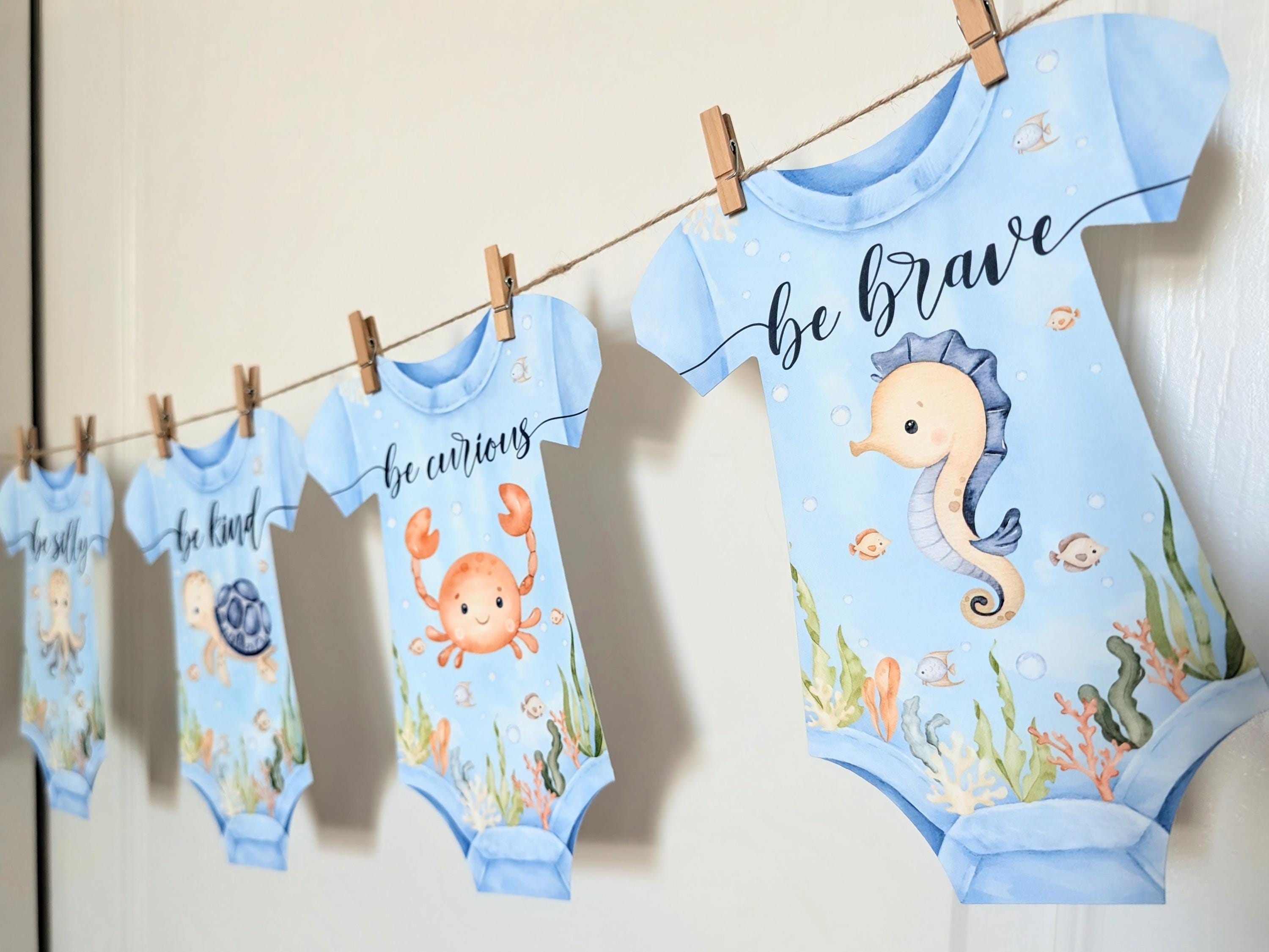 Sea You Soon Baby Shower Banner, Baby Bodysuit Ocean Theme Party - Etsy