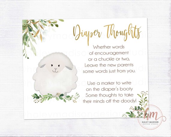 Thank You Favor Sign Printable Lamb Baby Shower Decorations, 40% OFF